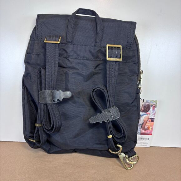 Travelon Anti-Theft Signature Slim Travel Backpack Nylon Black RFID Blocking NWT main image 5